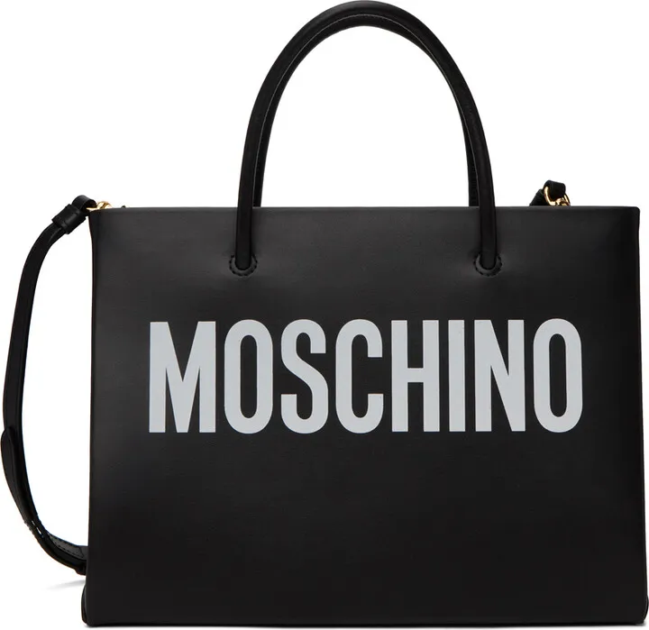 Moschino Black Shopping Bag