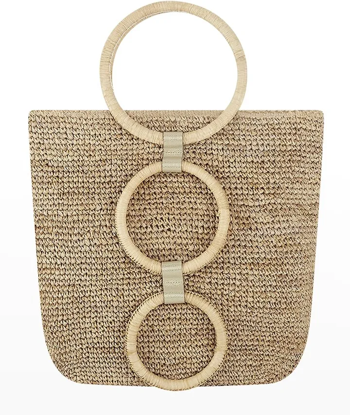 Venlo Crochet Raffia Tote Bag