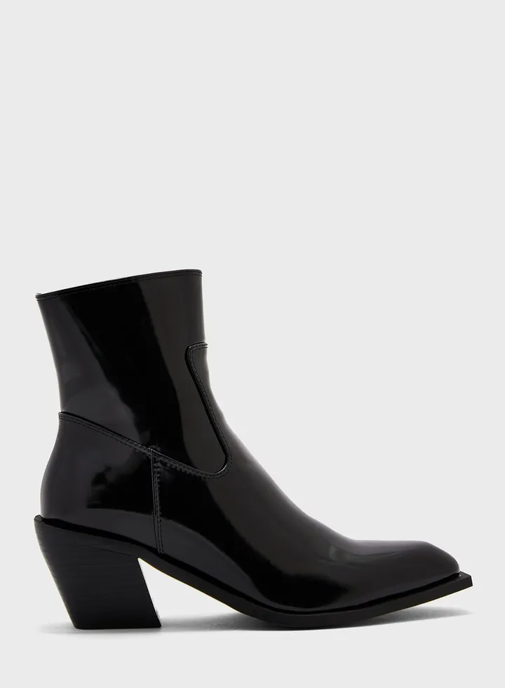 Patent Cowboy Boots