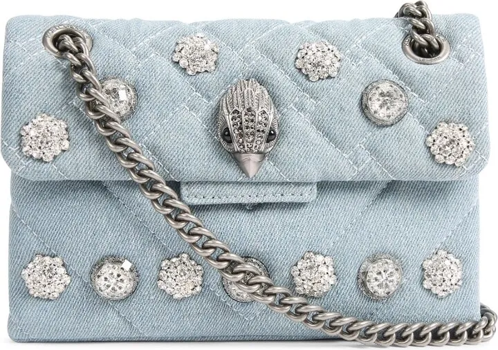 mini Kensington crystal-embellished shoulder bag