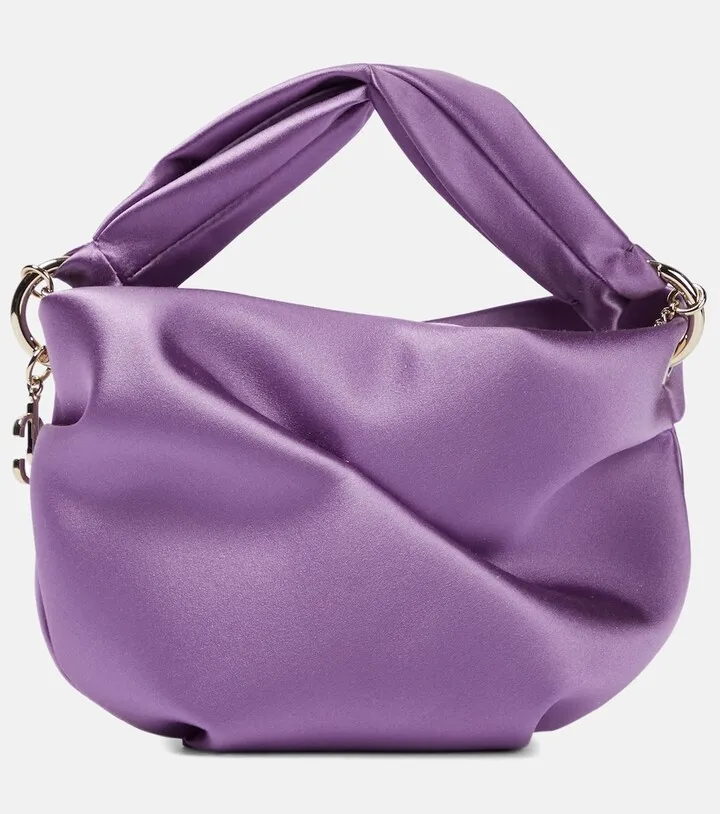 Bonny silk-blend satin handbag