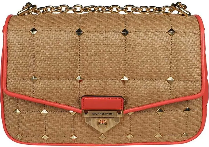 Raffia Crossbody Bag