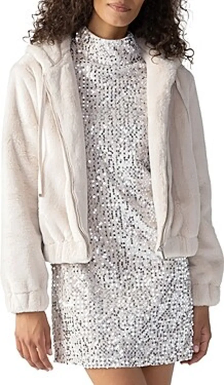 Sanctuary Faux Fur Hooded Jacket