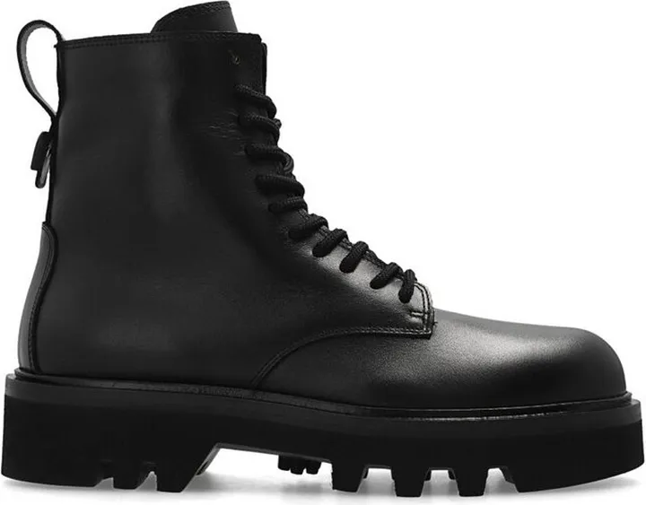 Furla Chunky Sole Lace-Up Boots