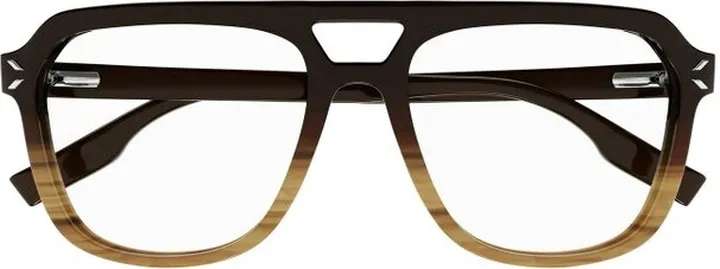 Alexander McQueen Eyewear Aviator Frame Glasses