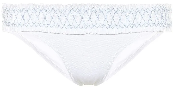Antilles smocked bikini bottoms