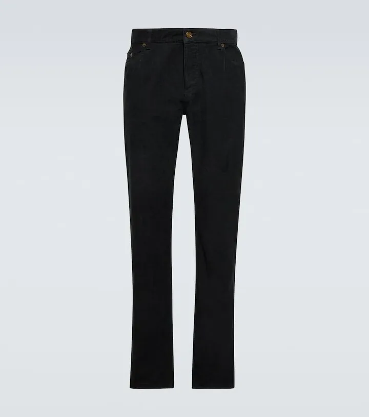 Cotton corduroy skinny pants