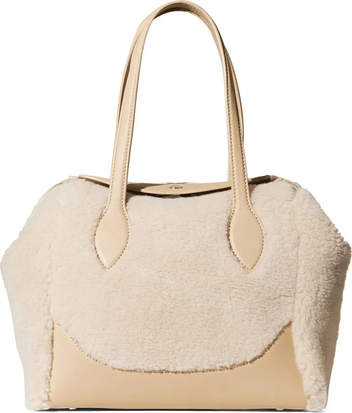 Sesia Happy Day Cashfur & Leather Tote
