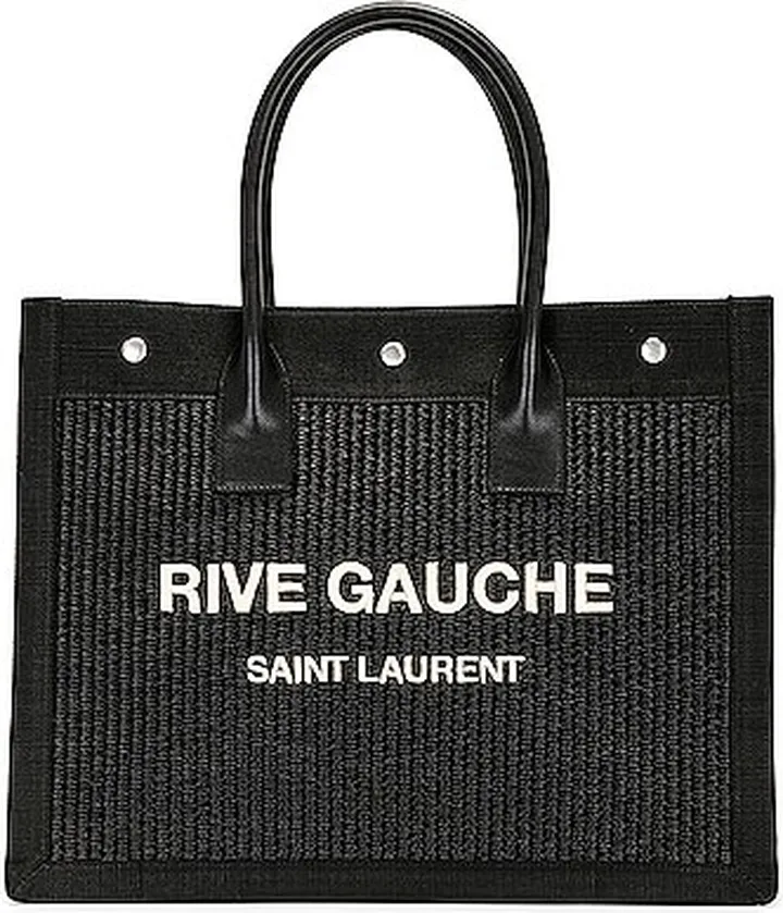 Saint Laurent Rive Gauche Tote in Black