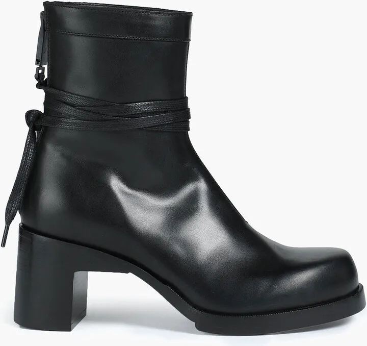 Bowie leather ankle boots
