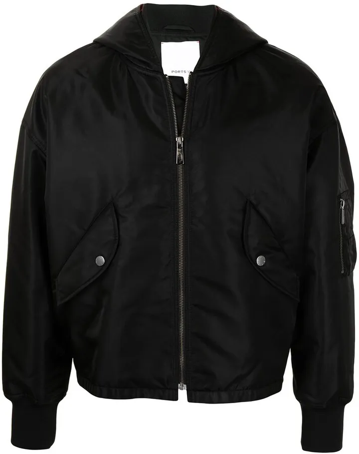 Hooded Bomber Jacket
