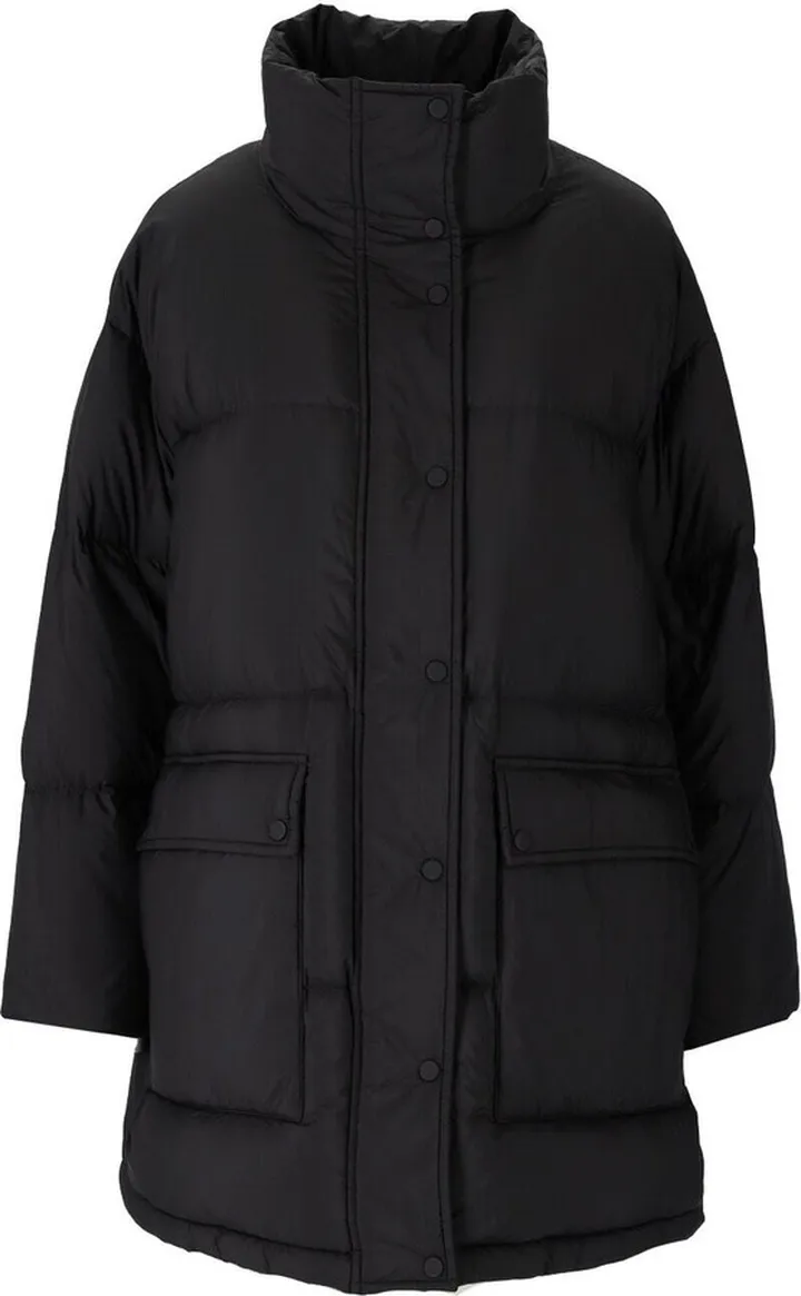 Stand Studio Edna Black Oversize Padded Coat
