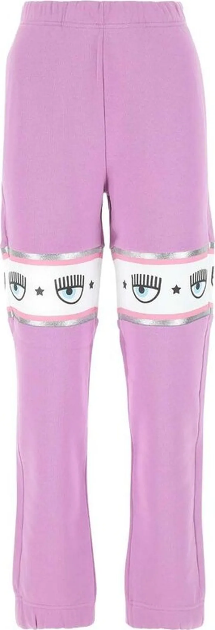Chiara Ferragni Eye-Printed Elastic-Waistband Joggers