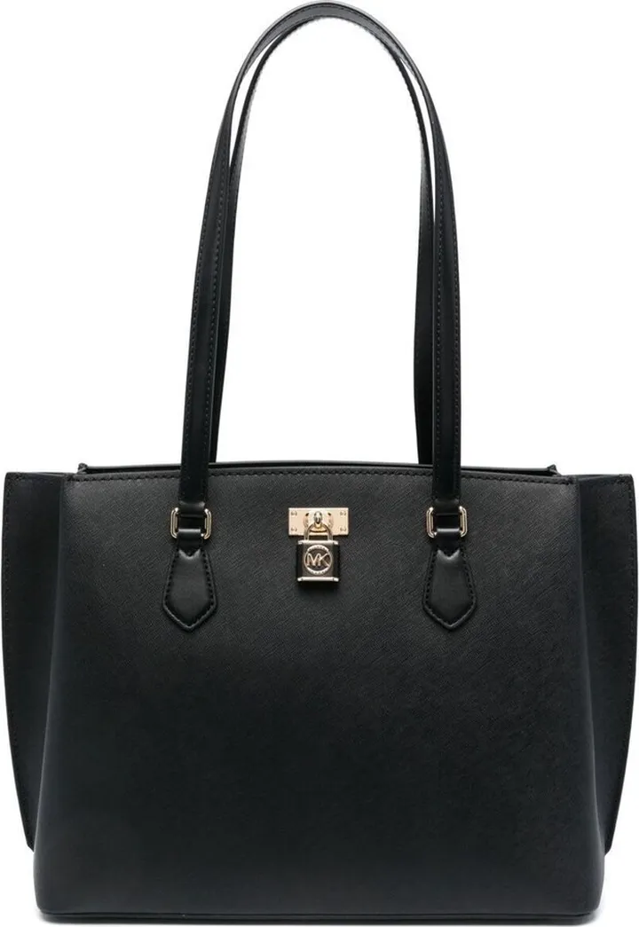 Black Ruby Tote Bag In Leather Woman