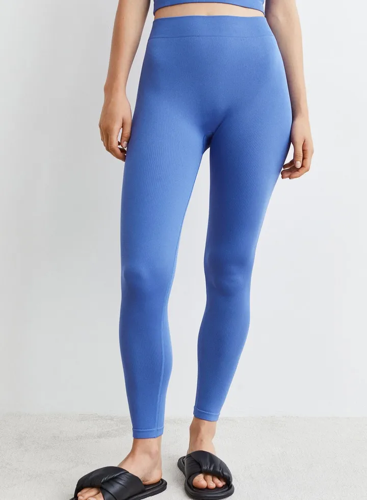 High Waist Ribbed Leggings