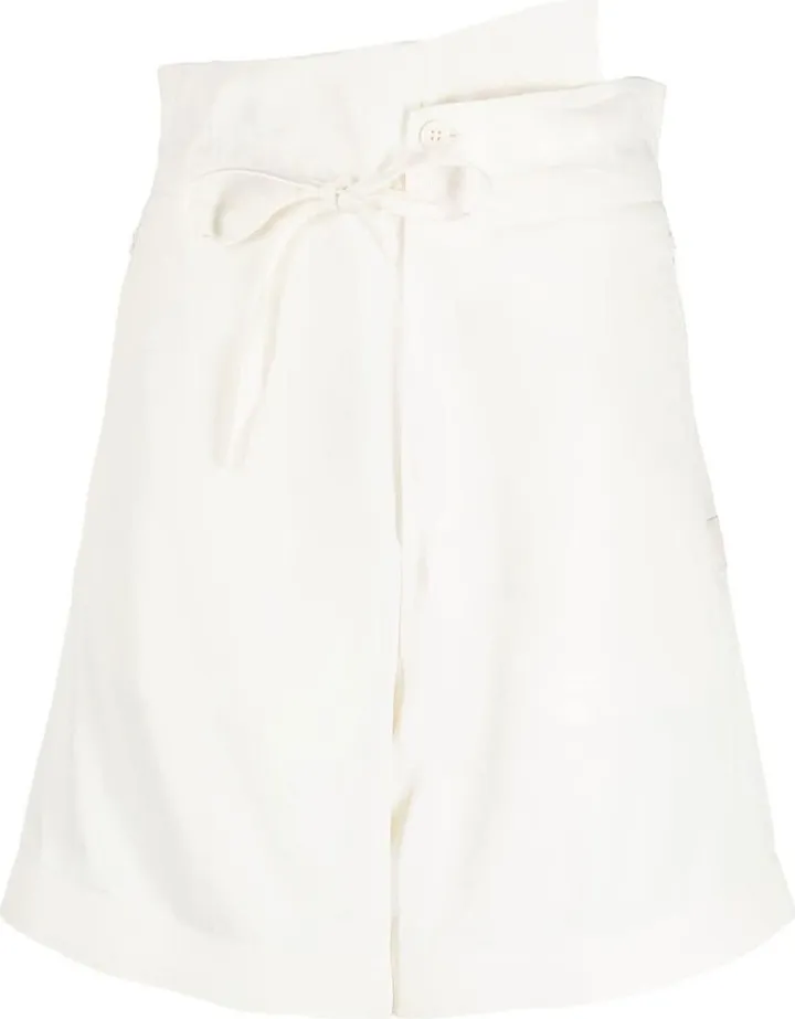 High Waisted Knee-Length Shorts