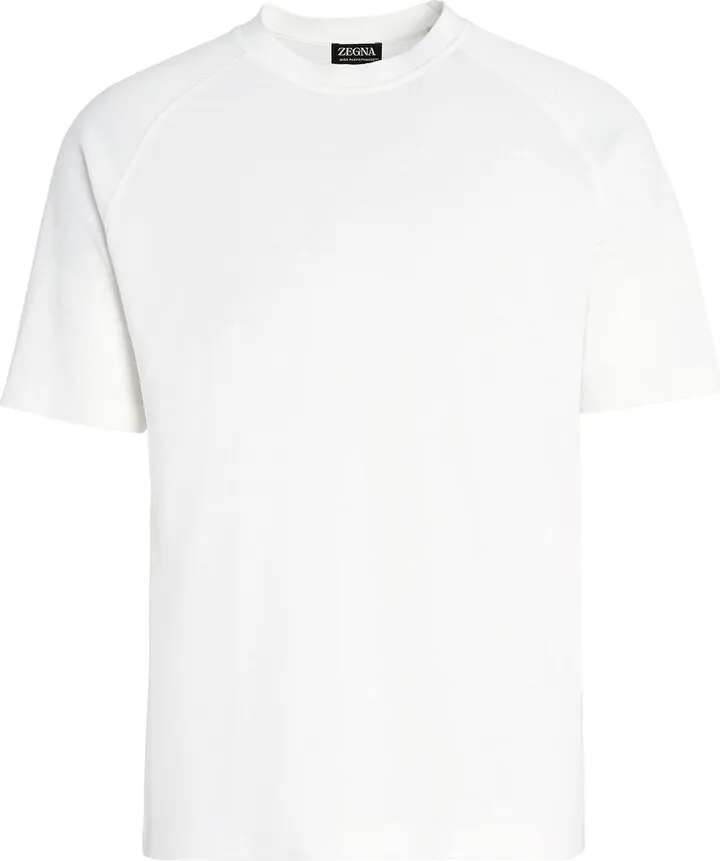 short-sleeved knit T-shirt