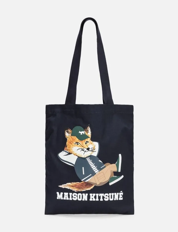 Dressed Fox Vertical Tote Bag