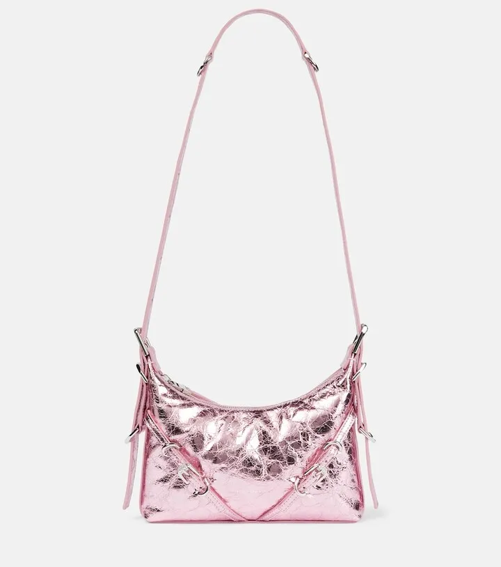 Voyou Mini leather shoulder bag