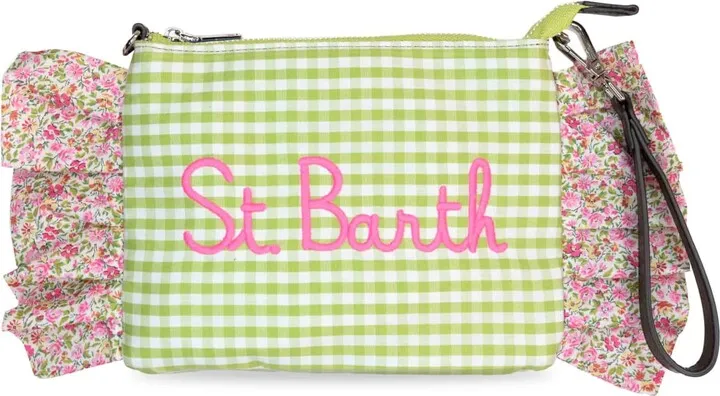 Cross-body Bag With Flounces Embroidery