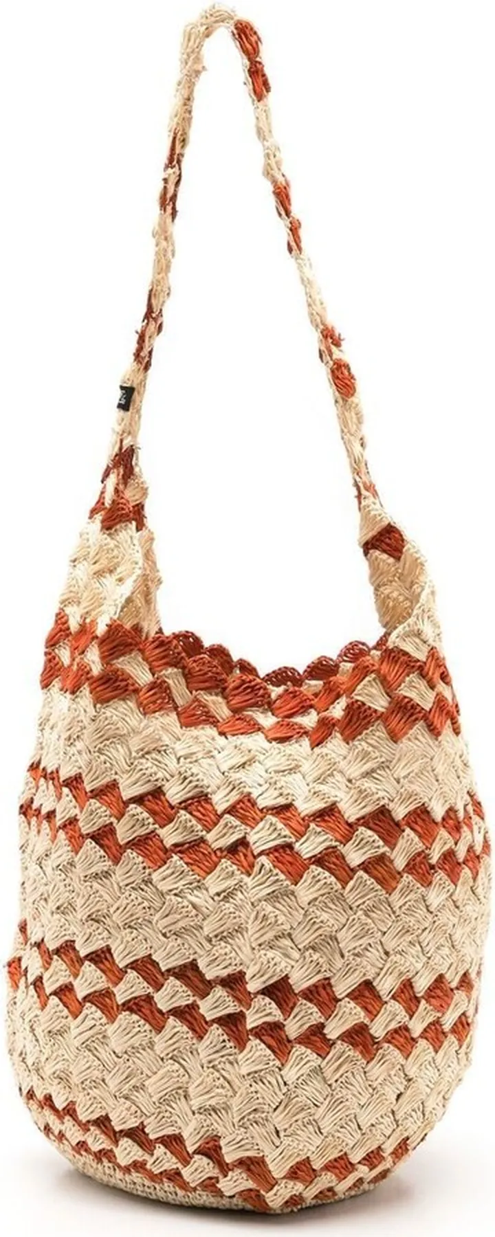 Santa Isabel woven-straw shoulder bag