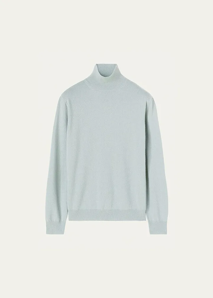 Men's Cashmere Mock Neck Sweater