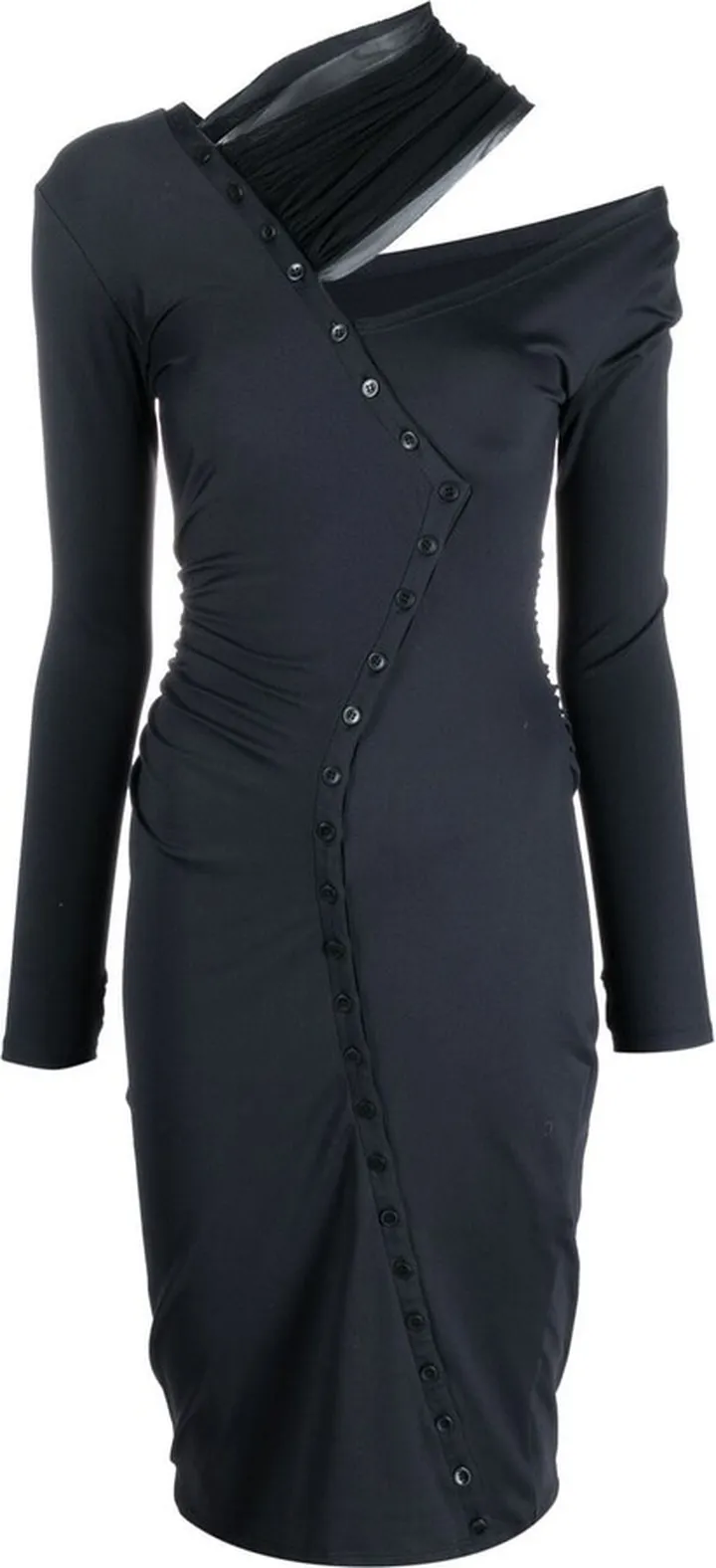 Cut-Out Midi Dress