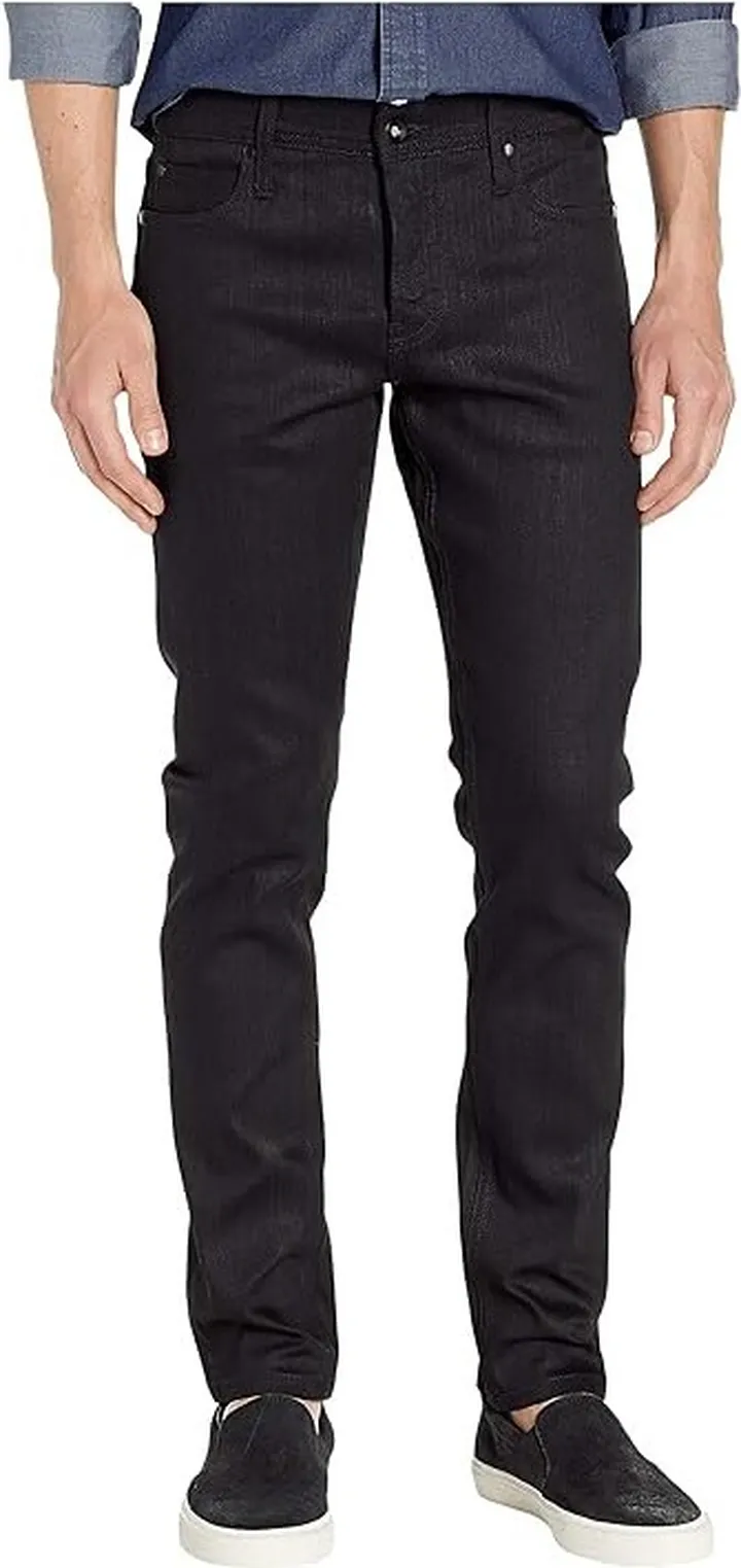The Unbranded Brand Tight in 11 oz Solid Black Stretch Selvedge (11 oz Black Stretch Selvedge) Men's Jeans