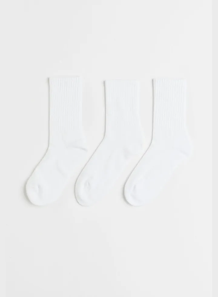 3 Pack Crew Socks