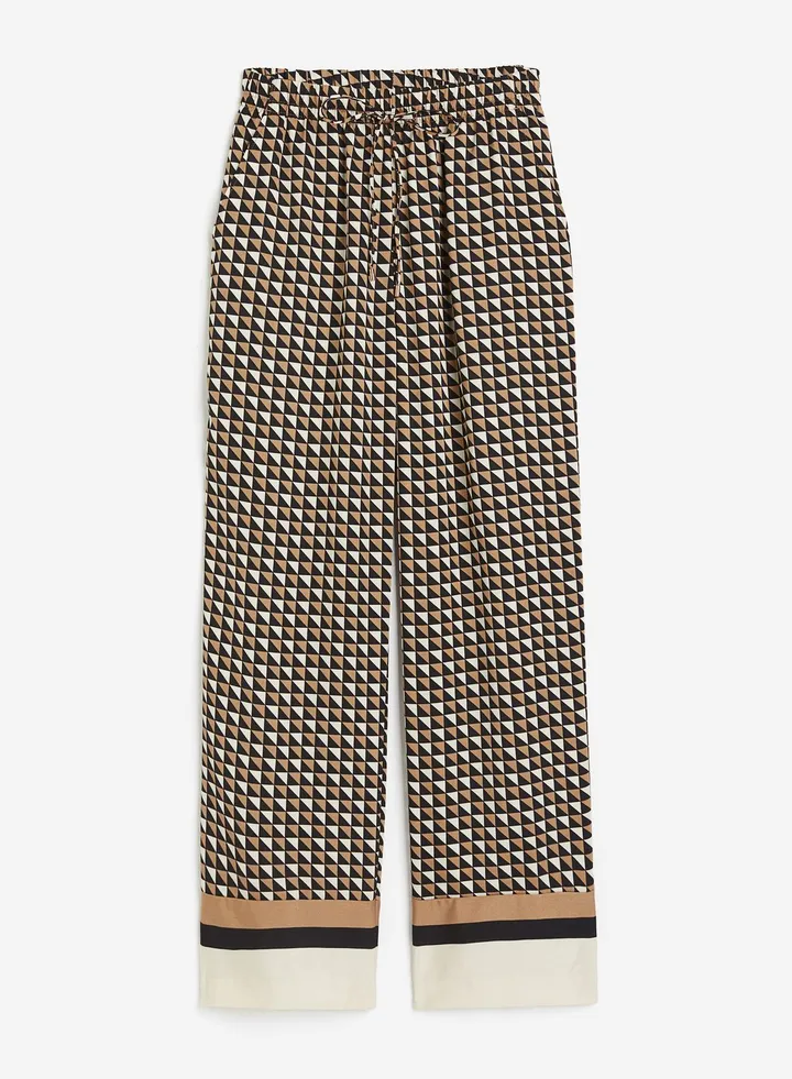 Printed High Waist Pants