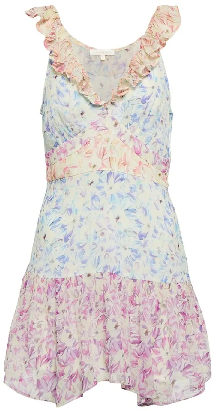 Seneca floral silk minidress