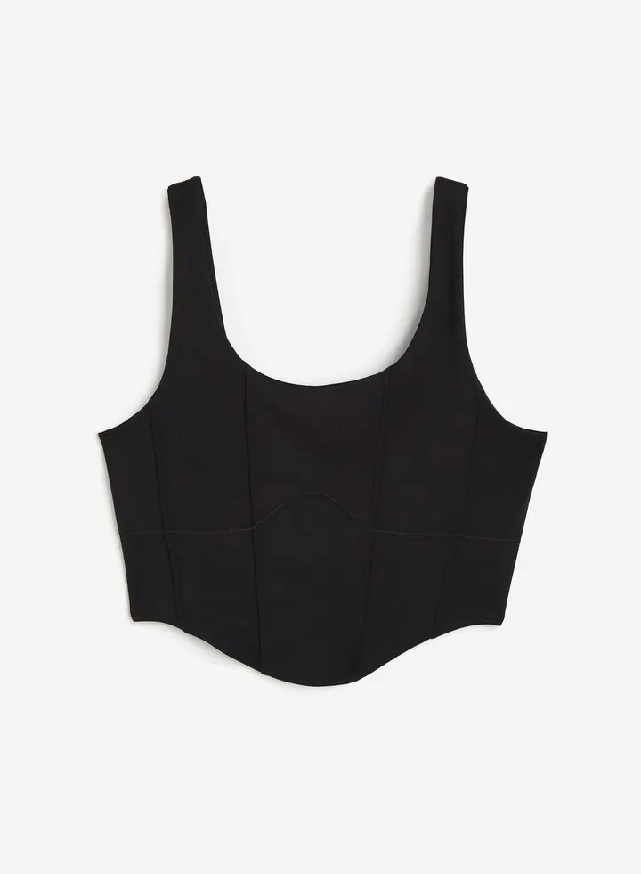 Strap Detail Crop Top