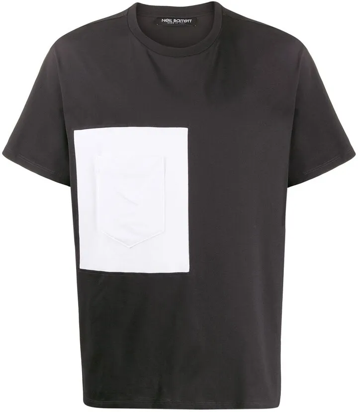 chest patch pocket T-shirt