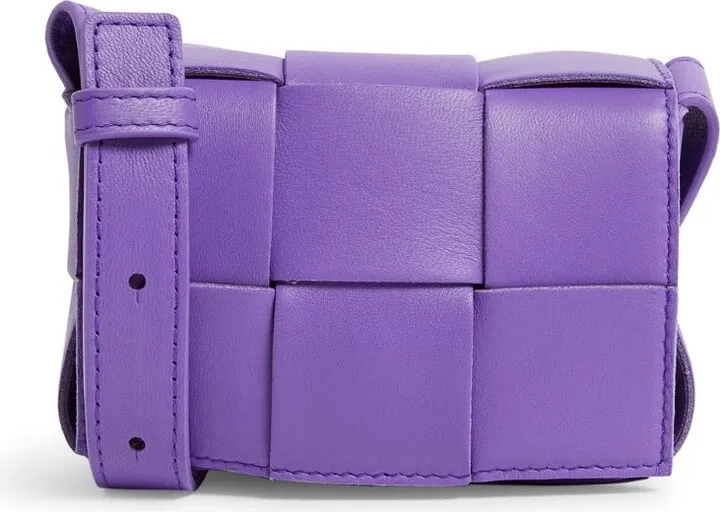 Bottega Veneta Mini Leather Cassette Cross-Body Bag