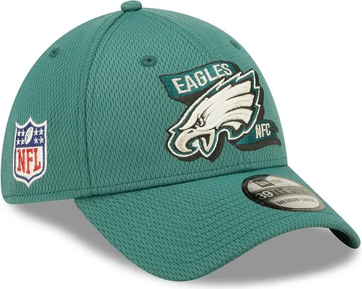 Men's New Era Midnight Green Philadelphia Eagles 2022 Sideline 39THIRTY Coaches Flex Hat