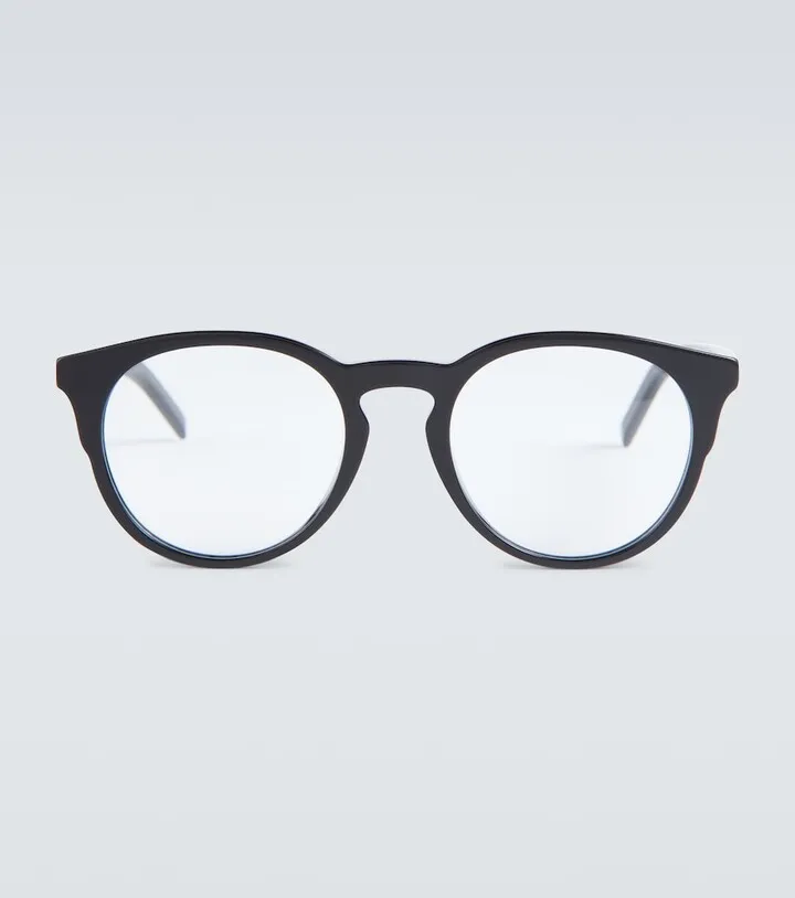Round acetate glasses