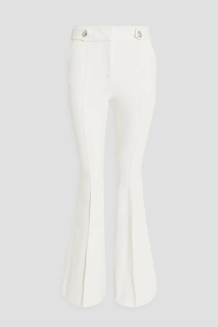 Elsbury crepe flared pants