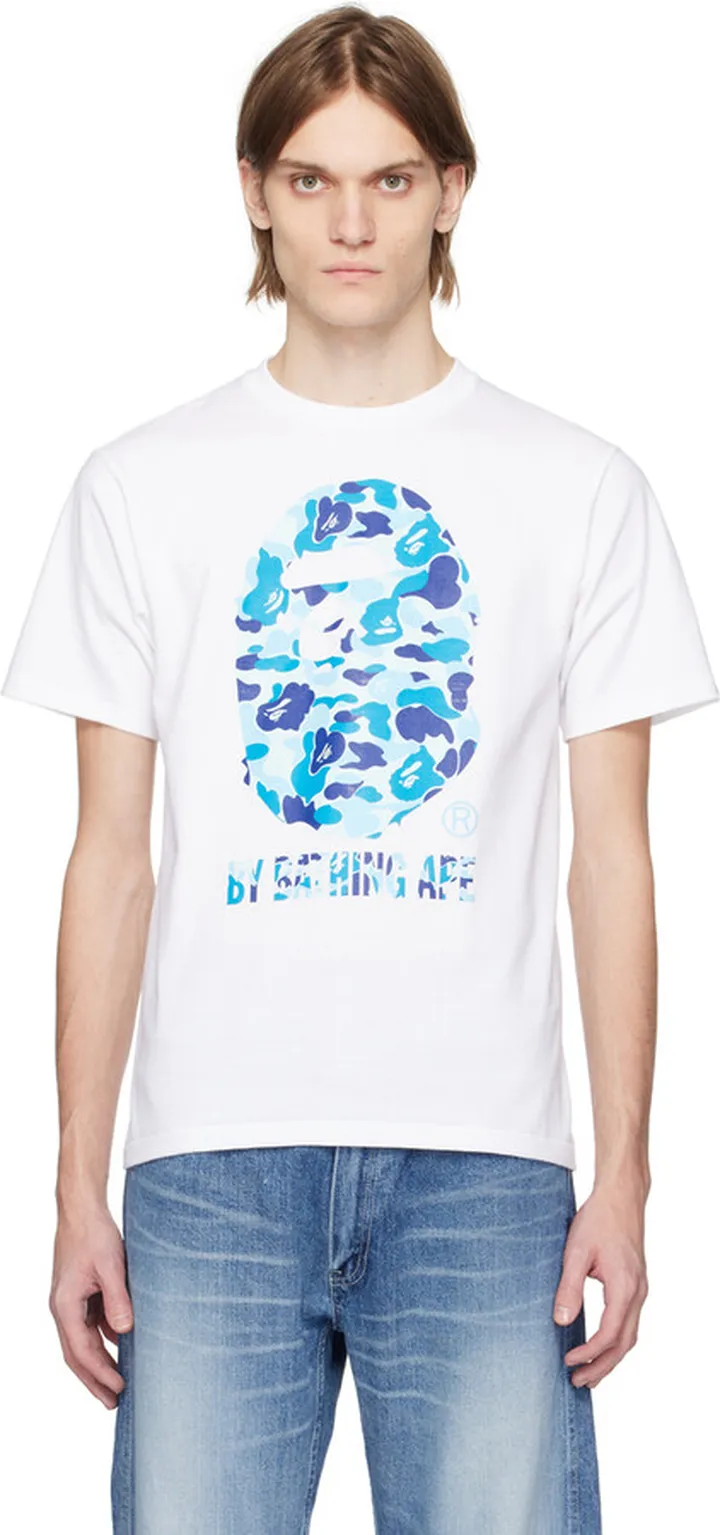BAPE White ABC Camo T-Shirt