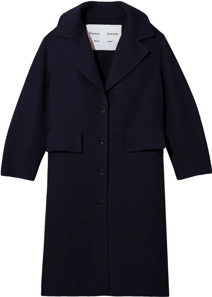 Single-Breasted Wool-Cashmere Coat