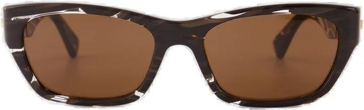 Bottega Veneta Eyewear Rectangle Frame Sunglasses