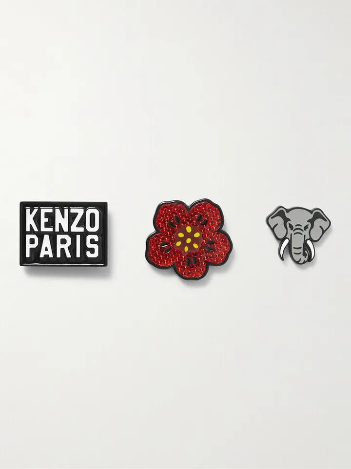 Set of Three Enamel Pins