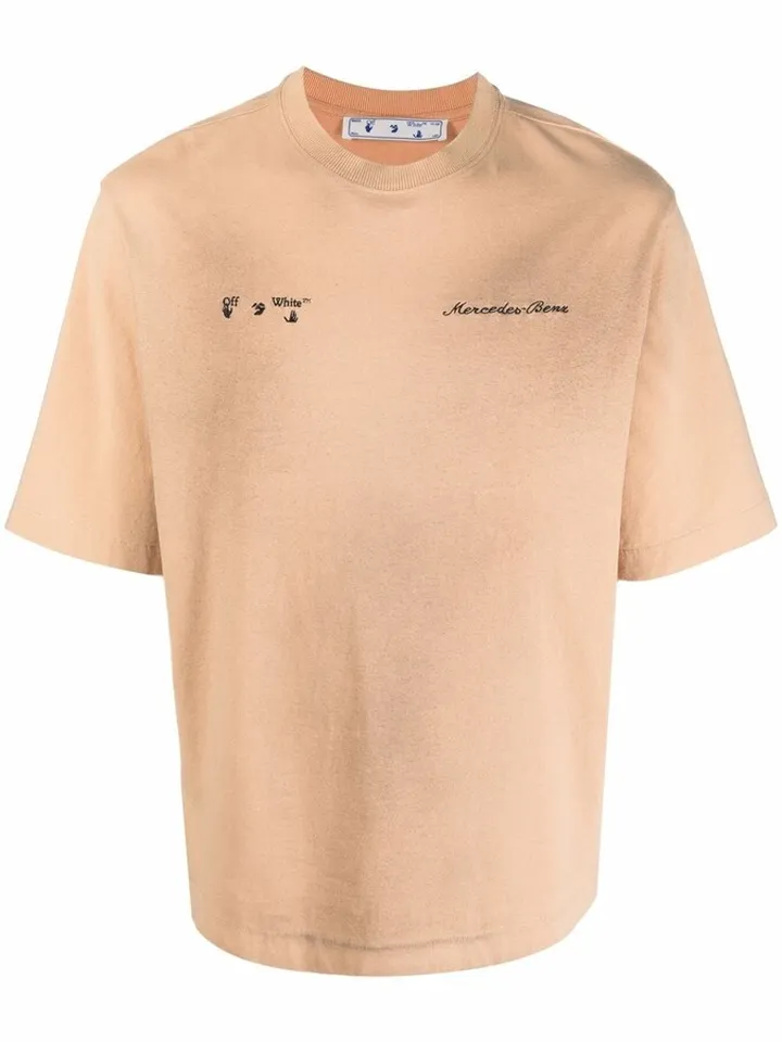 x Mercedes-Benz dirt-effect Skate T-shirt