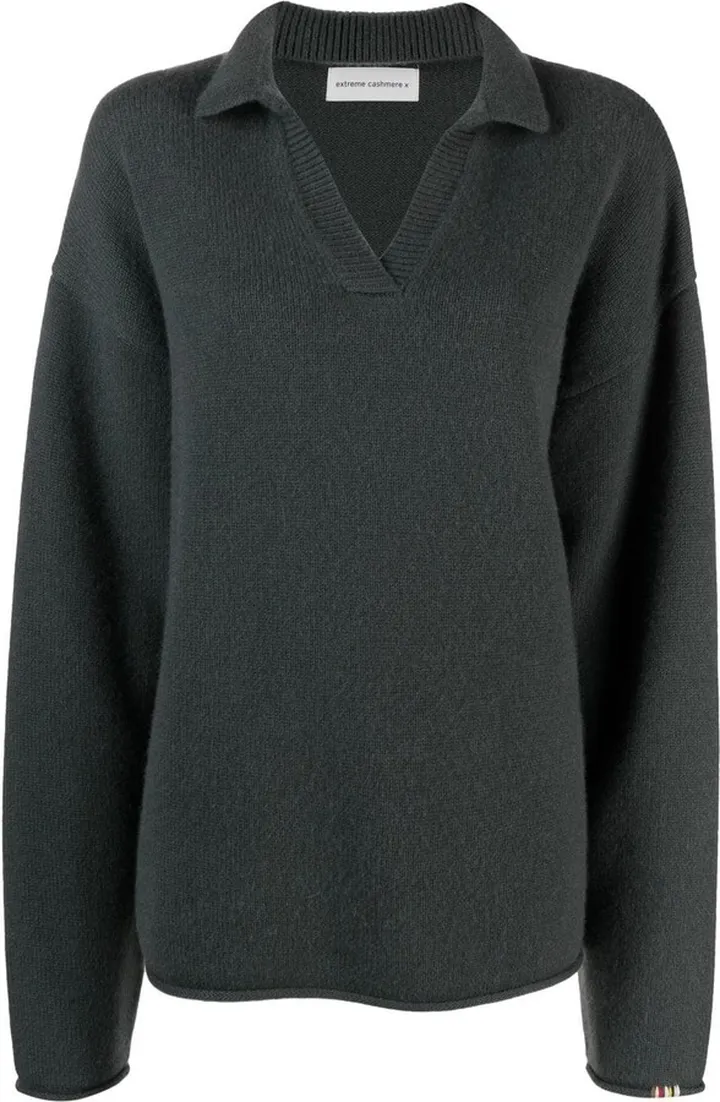 Long-Sleeve Knitted Top