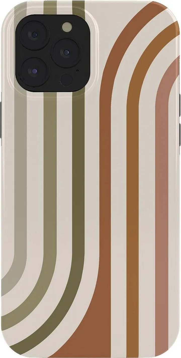 Colour Poems Bold Curvature Stripes I Tough iPhone 13 Pro Max Case - Society6