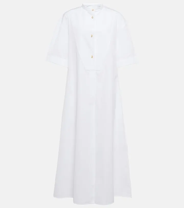 Cotton midi dress