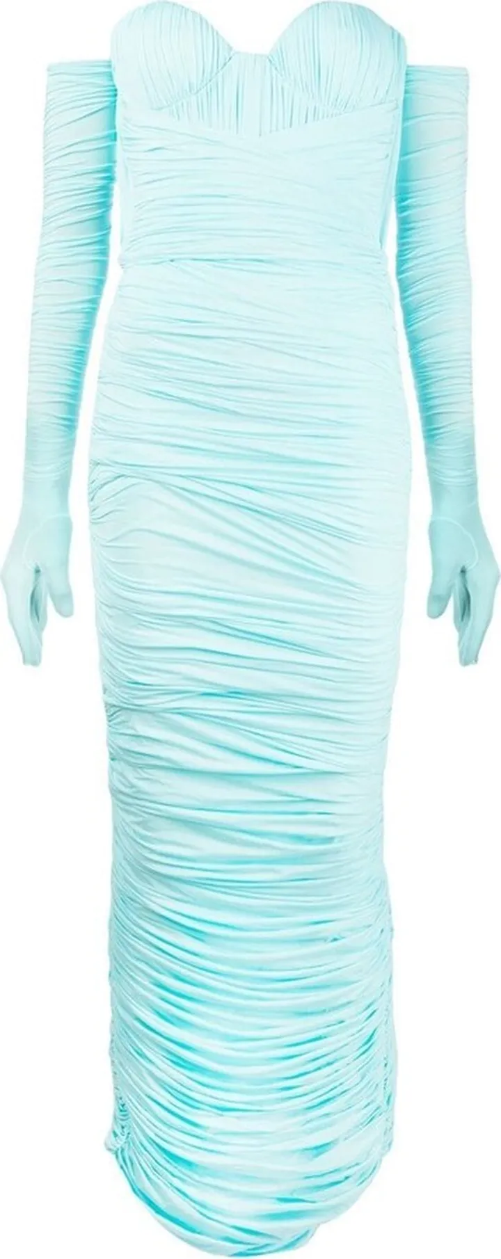 Dalton ruched midi dress