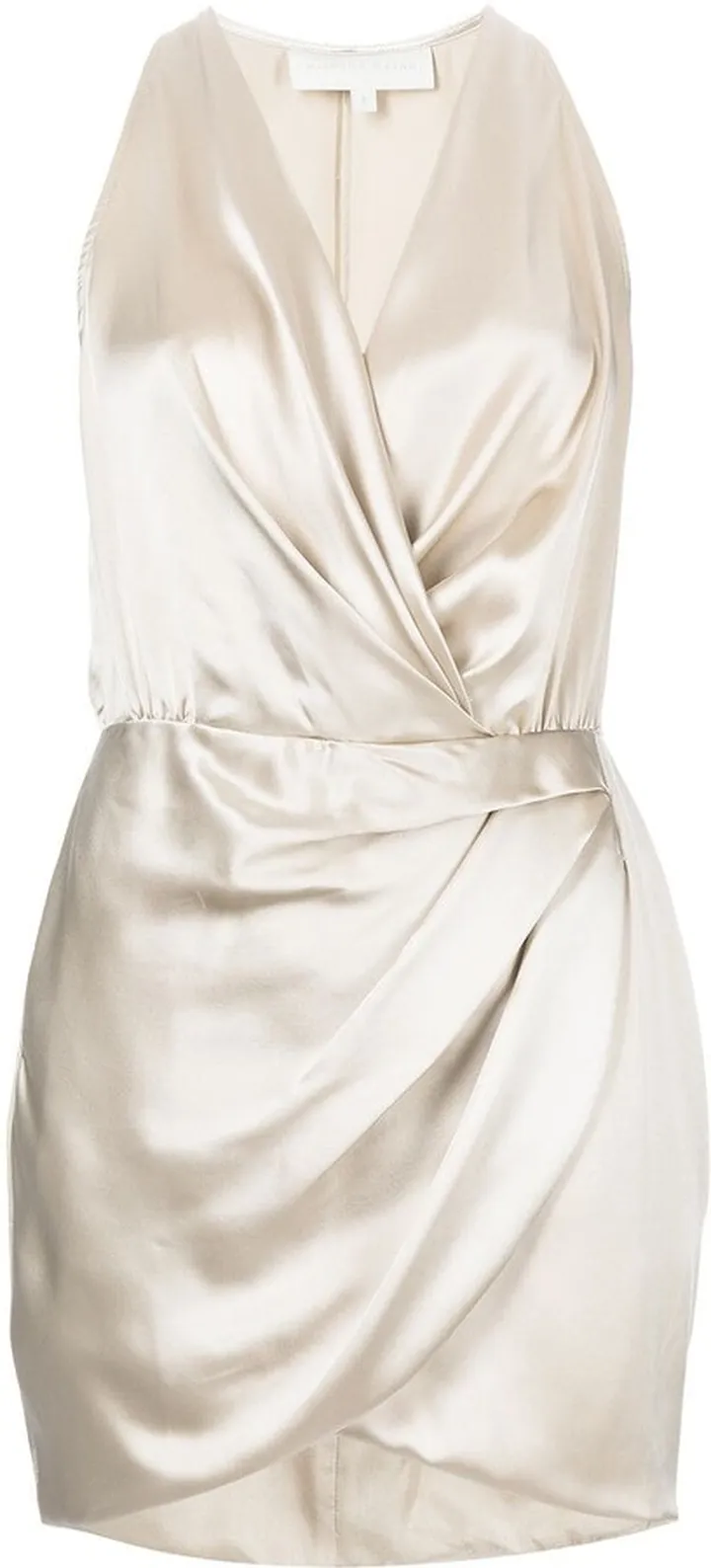 Draped-Detail Halterneck Dress