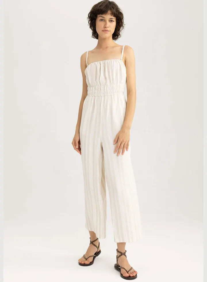Woman Strappy Jump Suit