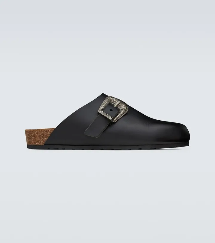 Nichols leather slippers