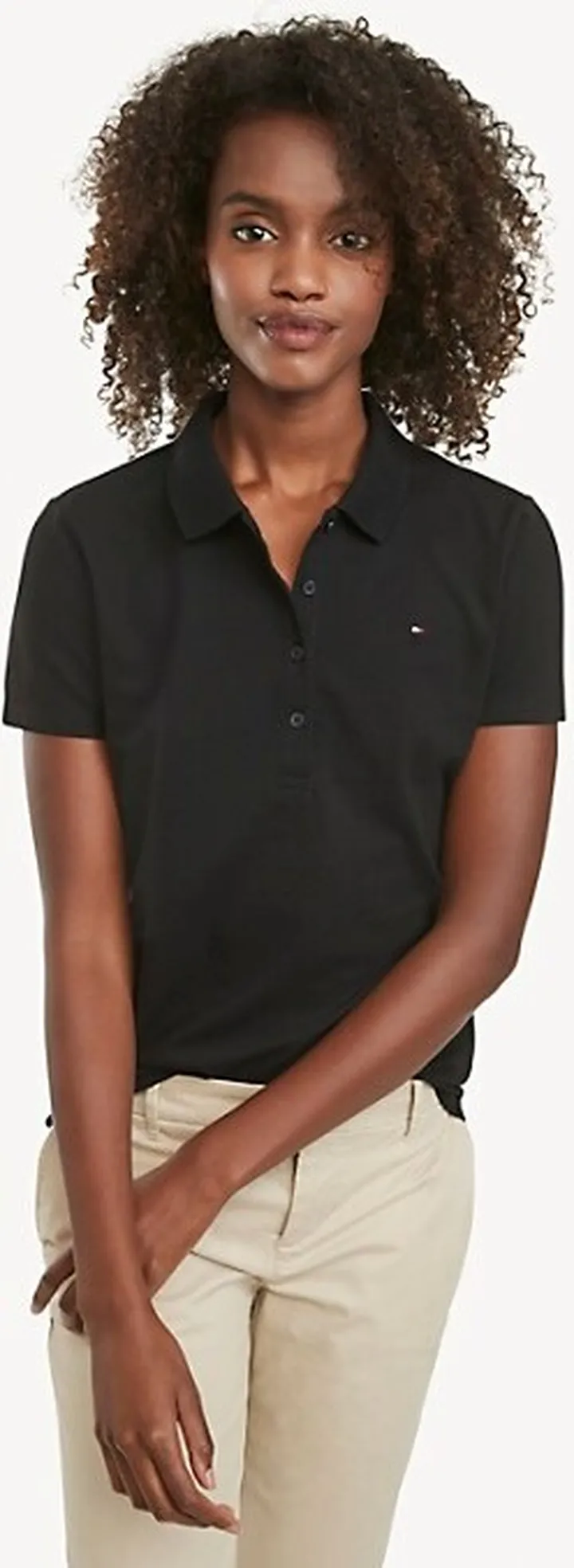 Regular Fit Essential Stretch Cotton Polo
